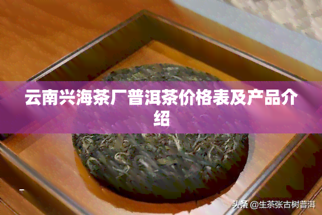 云南兴海茶厂普洱茶价格表及产品介绍