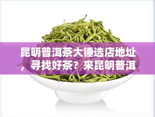 昆明普洱茶大锤选店地址，寻找好茶？来昆明普洱茶大锤选店！