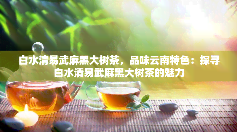 白水清易武麻黑大树茶，品味云南特色：探寻白水清易武麻黑大树茶的魅力