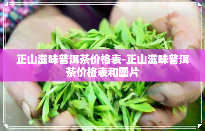 正山滋味普洱茶价格表-正山滋味普洱茶价格表和图片