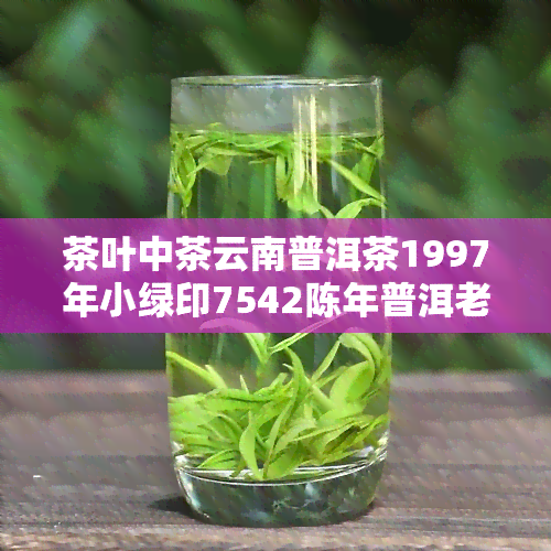 茶叶中茶云南普洱茶1997年小绿印7542陈年普洱老生茶：品鉴与收藏价值解析