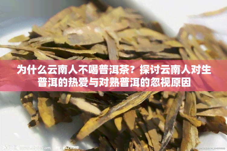 为什么云南人不喝普洱茶？探讨云南人对生普洱的热爱与对熟普洱的忽视原因