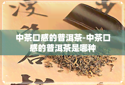 中茶口感的普洱茶-中茶口感的普洱茶是哪种