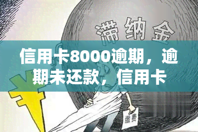 信用卡8000逾期，逾期未还款，信用卡欠款达到8000元！