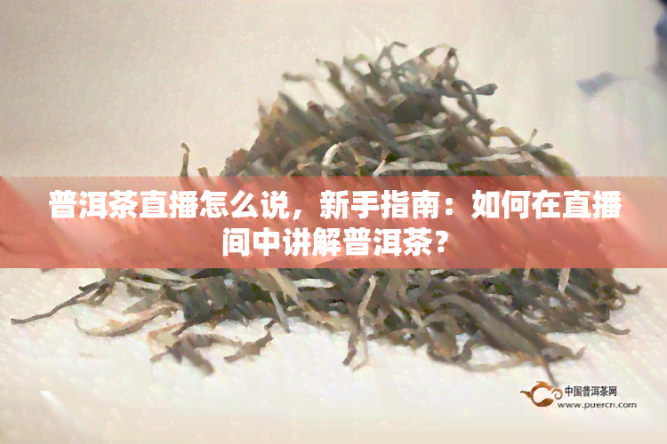 普洱茶直播怎么说，新手指南：如何在直播间中讲解普洱茶？