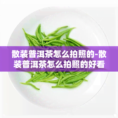 散装普洱茶怎么拍照的-散装普洱茶怎么拍照的好看