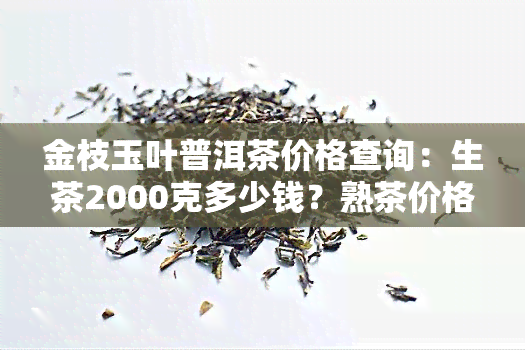 金枝玉叶普洱茶价格查询：生茶2000克多少钱？熟茶价格多少？附图片