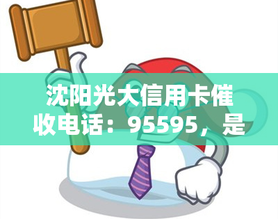 沈阳光大信用卡电话：95595，是光大部门电话，也可联系信贷部