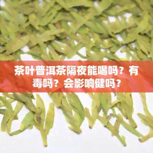 茶叶普洱茶隔夜能喝吗？有吗？会影响健吗？