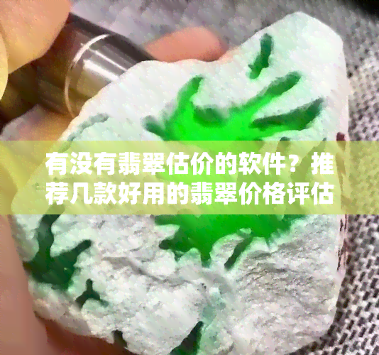 有没有翡翠估价的软件？推荐几款好用的翡翠价格评估APP！