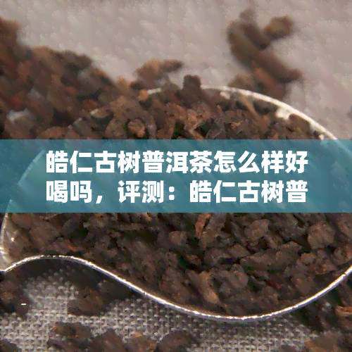 皓仁古树普洱茶怎么样好喝吗，评测：皓仁古树普洱茶，口感醇厚，值得一试！