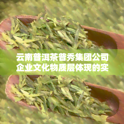 云南普洱茶普秀集团公司企业文化物质层体现的实例分析