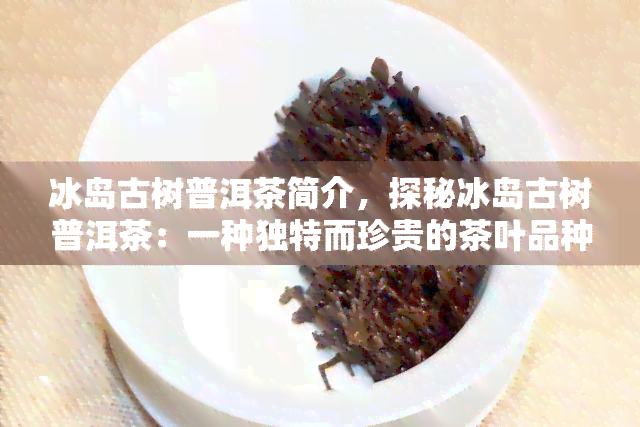 冰岛古树普洱茶简介，探秘冰岛古树普洱茶：一种独特而珍贵的茶叶品种