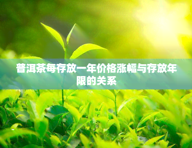 普洱茶每存放一年价格涨幅与存放年限的关系