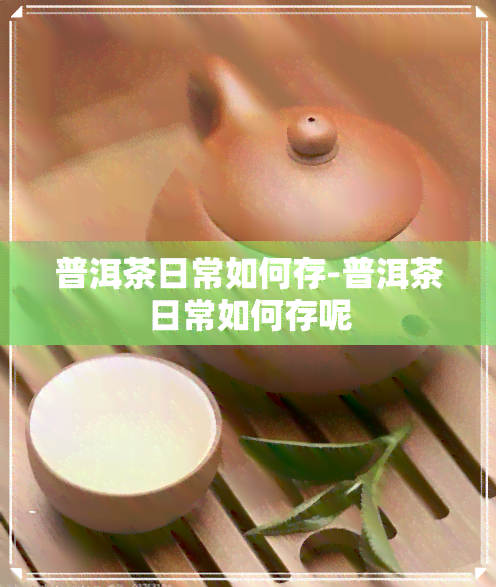 普洱茶日常如何存-普洱茶日常如何存呢