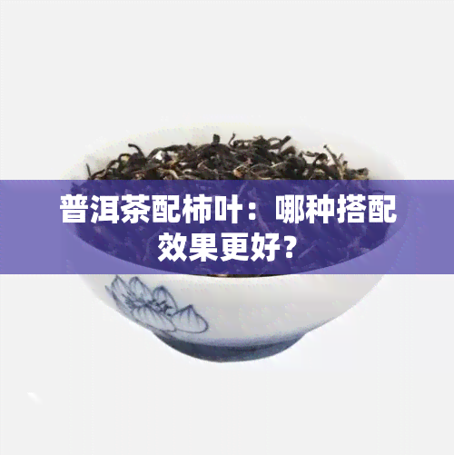 普洱茶配柿叶：哪种搭配效果更好？