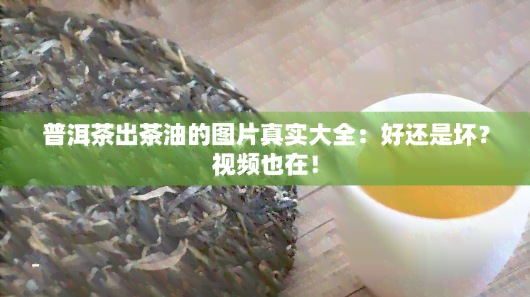 普洱茶出茶油的图片真实大全：好还是坏？视频也在！