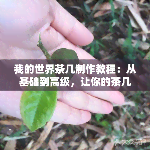 我的世界茶几制作教程：从基础到高级，让你的茶几更美观实用！