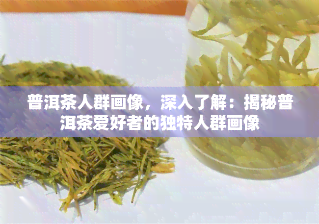 普洱茶人群画像，深入了解：揭秘普洱茶爱好者的独特人群画像