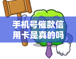 手机号催款信用卡是真的吗？安全吗？欠款是否可靠？