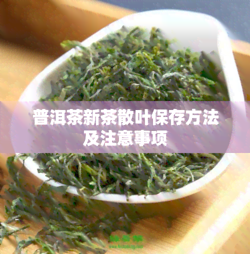 普洱茶新茶散叶保存方法及注意事项