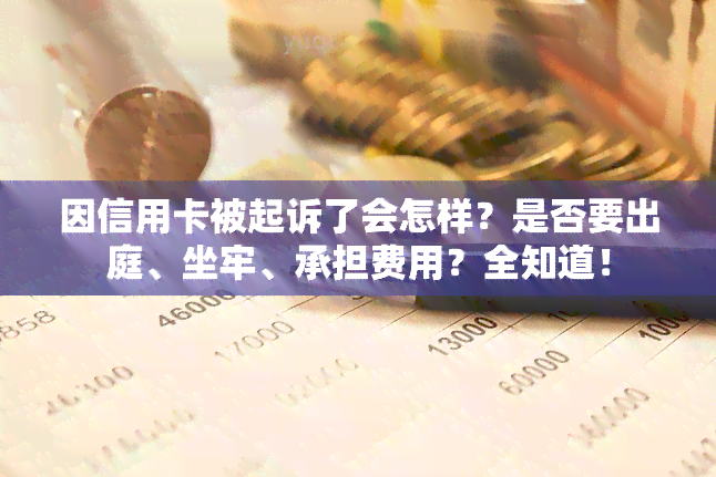 因信用卡被起诉了会怎样？是否要出庭、坐牢、承担费用？全知道！