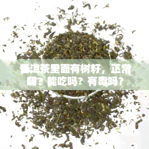 普洱茶里面有树籽，正常吗？能吃吗？有吗？