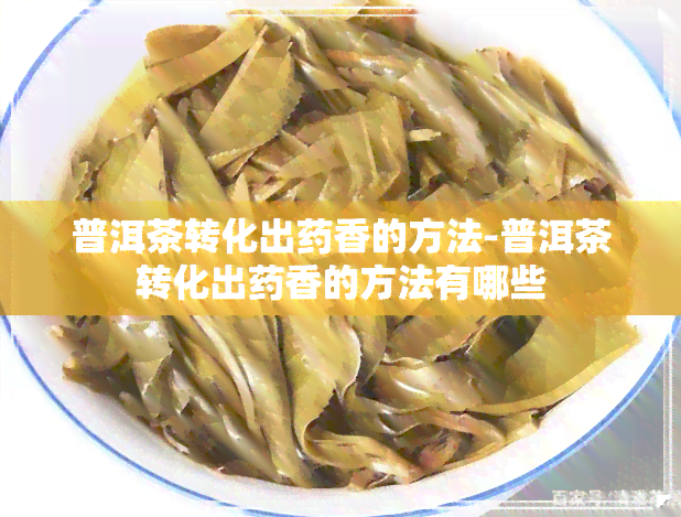 普洱茶转化出香的方法-普洱茶转化出香的方法有哪些