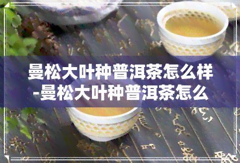 曼松大叶种普洱茶怎么样-曼松大叶种普洱茶怎么样好喝吗