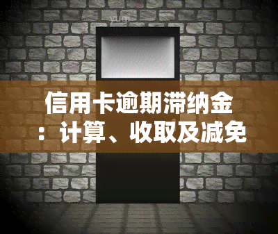 信用卡逾期滞纳金：计算、收取及减免方法，是否有限额？与利息区别是什么？