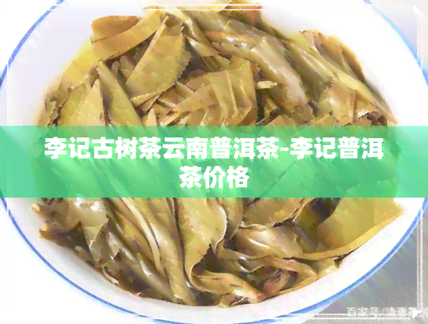 李记古树茶云南普洱茶-李记普洱茶价格