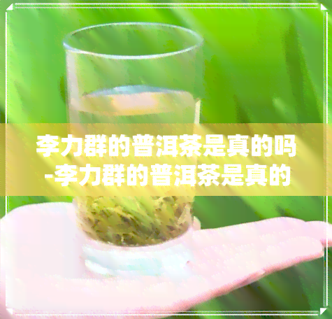 李力群的普洱茶是真的吗-李力群的普洱茶是真的吗还是假的