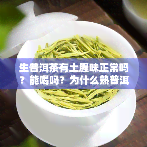 生普洱茶有土腥味正常吗？能喝吗？为什么熟普洱茶也有土腥味？如何处理普洱茶的土味问题？