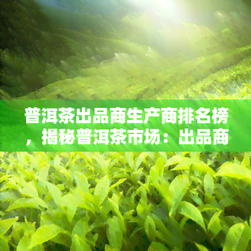 普洱茶出品商生产商排名榜，揭秘普洱茶市场：出品商生产商排名榜一览