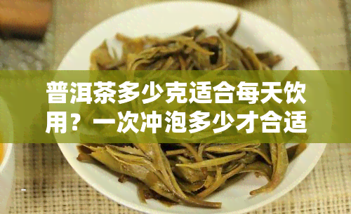 普洱茶多少克适合每天饮用？一次冲泡多少才合适？