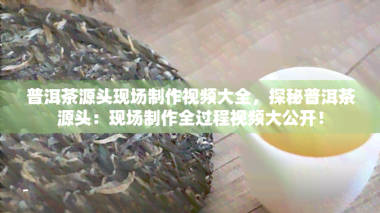 普洱茶源头现场制作视频大全，探秘普洱茶源头：现场制作全过程视频大公开！