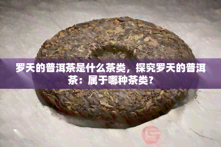 罗天的普洱茶是什么茶类，探究罗天的普洱茶：属于哪种茶类？