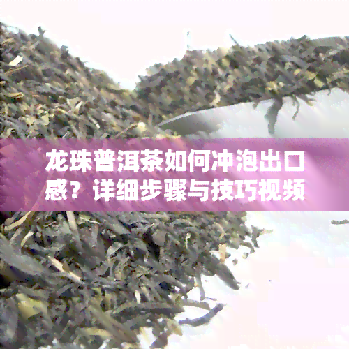 龙珠普洱茶如何冲泡出口感？详细步骤与技巧视频分享！