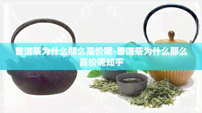 普洱茶为什么那么高价呢-普洱茶为什么那么高价呢知乎