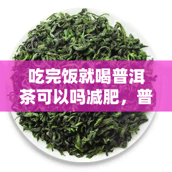 吃完饭就喝普洱茶可以吗减肥，普洱茶能帮助减肥吗？吃完饭后喝普洱茶的正确方式