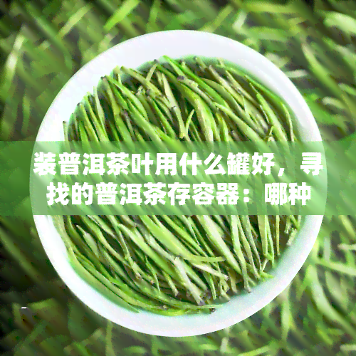 装普洱茶叶用什么罐好，寻找的普洱茶存容器：哪种罐子最适合装普洱茶叶？