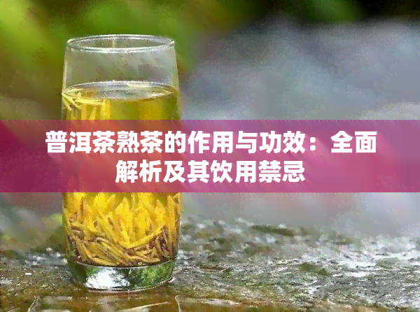 普洱茶熟茶的作用与功效：全面解析及其饮用禁忌