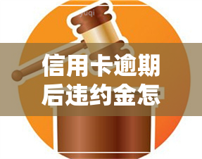 信用卡逾期后违约金怎么还-信用卡逾期后违约金怎么还款