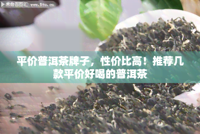 平价普洱茶牌子，性价比高！推荐几款平价好喝的普洱茶