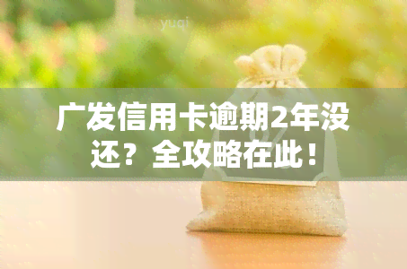 广发信用卡逾期2年没还？全攻略在此！