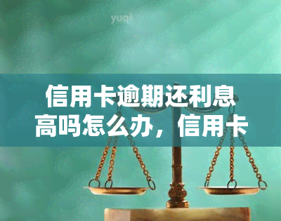 信用卡逾期还利息高吗怎么办，信用卡逾期还款利息高？教你应对策略！