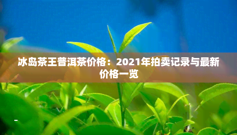 冰岛茶王普洱茶价格：2021年拍卖记录与最新价格一览