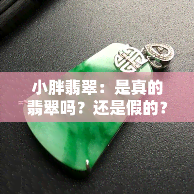 小胖翡翠：是真的翡翠吗？还是假的？探究原石真伪