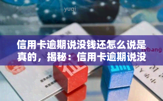 信用卡逾期说没钱还怎么说是真的，揭秘：信用卡逾期说没钱还的真伪之谜