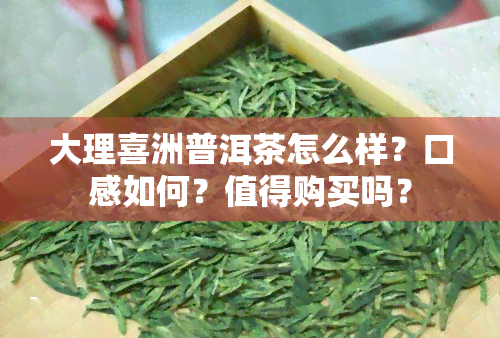 大理喜洲普洱茶怎么样？口感如何？值得购买吗？